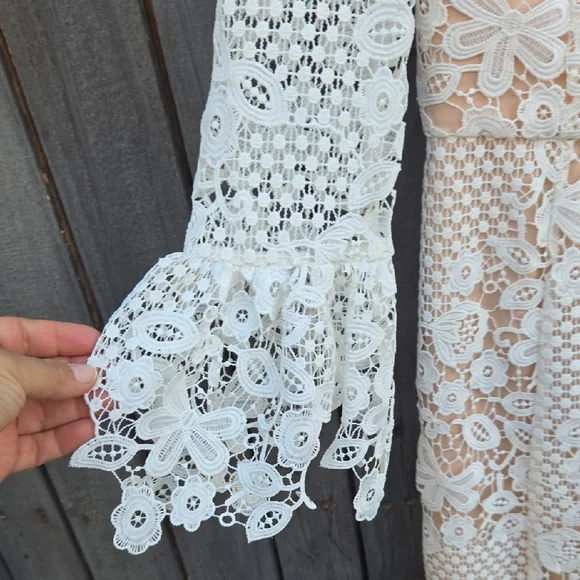 Free People Lace Overlay Dress - Picture 8 of 10